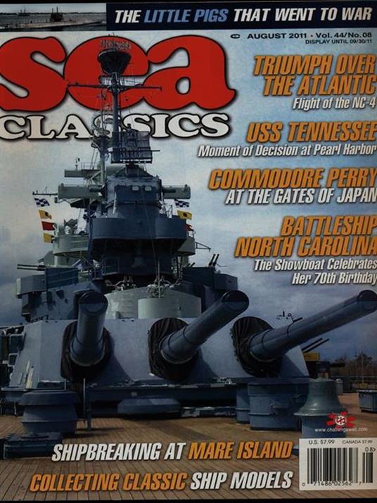 Sea classics august 2011 vol.44/n.8 - copertina