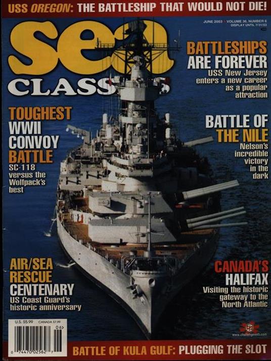 Sea classics june 2003 vol. 36/n. 6 - copertina