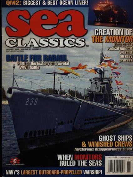 Sea classics january 2004 vol. 37/n. 1 - copertina