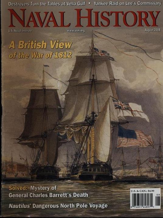 Naval History August 2008 - copertina