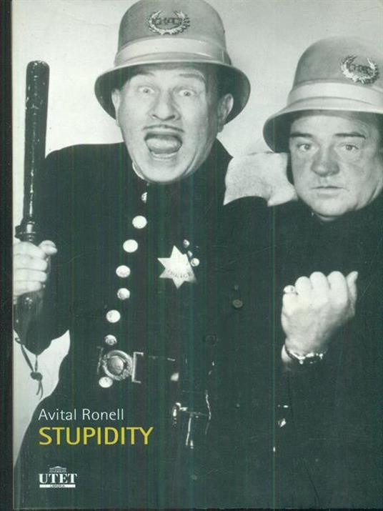 Stupidity - Avital Ronell - copertina