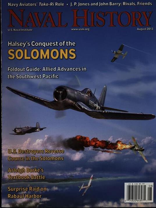 Naval History August 2013 - copertina