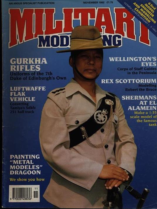 Military Modelling november 1992 - copertina