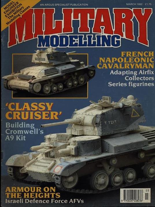 Military Modelling March 1992 - copertina