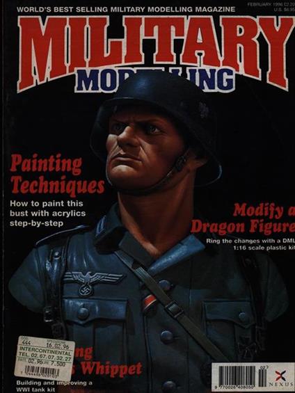 Military Modelling February 1996 - copertina
