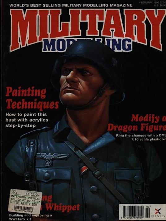 Military Modelling February 1996 - copertina