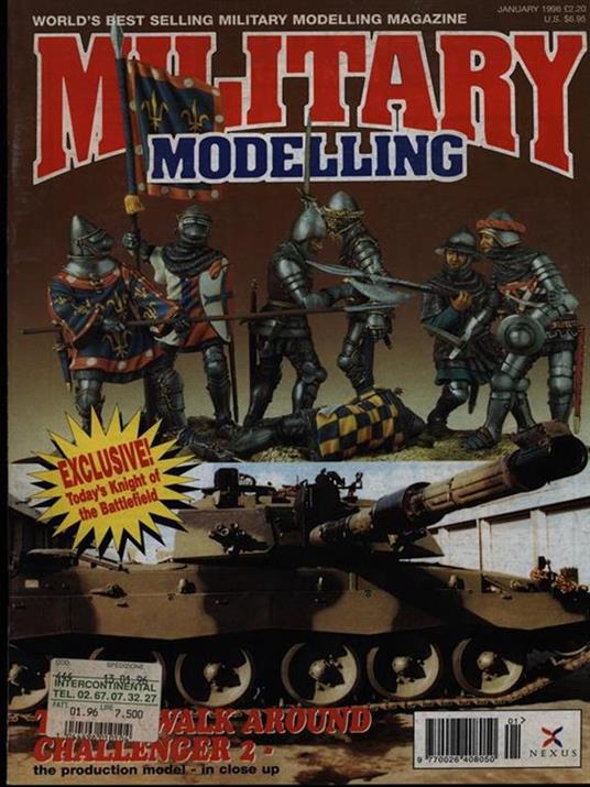 Military Modelling january 1996 - copertina