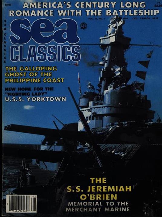 Sea Classics january 1984 vol. 17/n. 1 - copertina