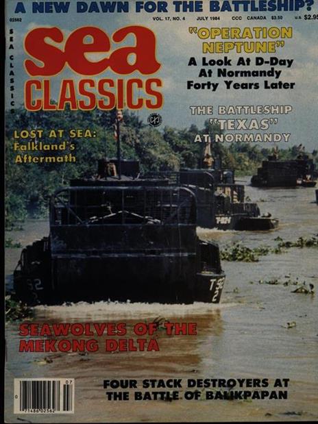 Sea Classics july 1984 vol. 17/n. 4 - copertina