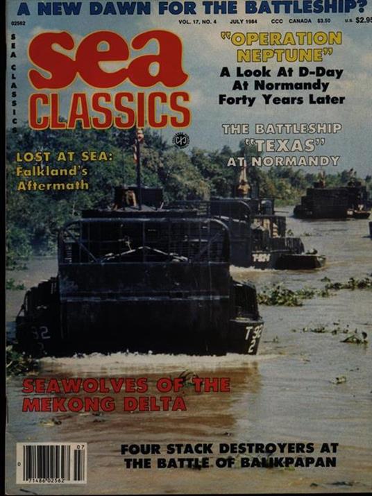 Sea Classics july 1984 vol. 17/n. 4 - copertina