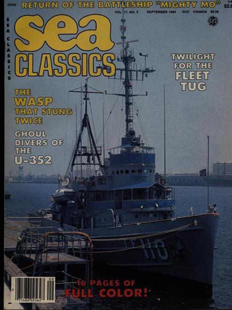 Sea Classics september 1984 vol. 17/n. 5 - copertina