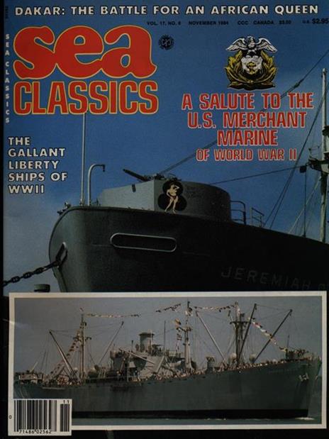Sea Classics november 1984 vol. 17/n. 6 - copertina