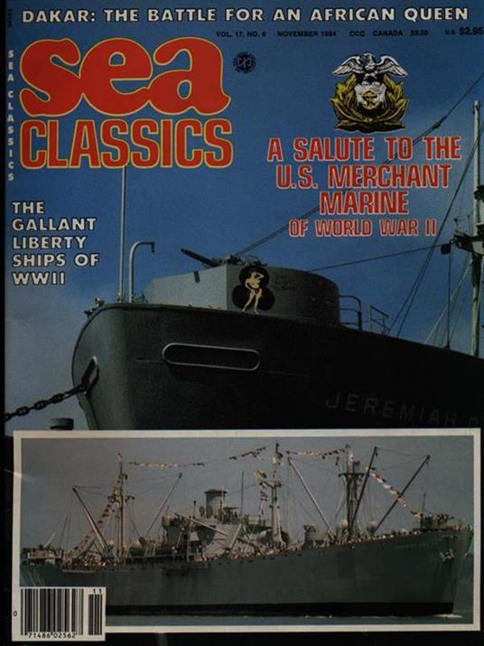 Sea Classics november 1984 vol. 17/n. 6 - copertina