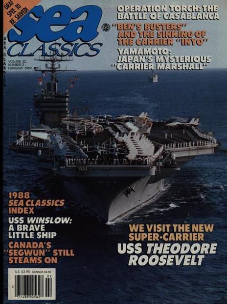 Sea Classics february 1989 vol. 22/n. 2 - copertina
