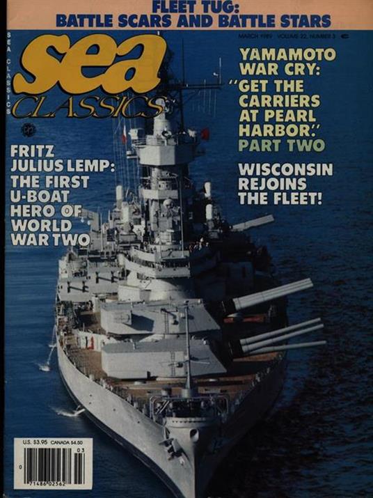 Sea Classics march 1989 vol. 22/n. 3 - copertina