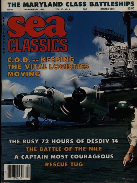 Sea Classics march-april 1987 vol. 20/n. 2 - copertina