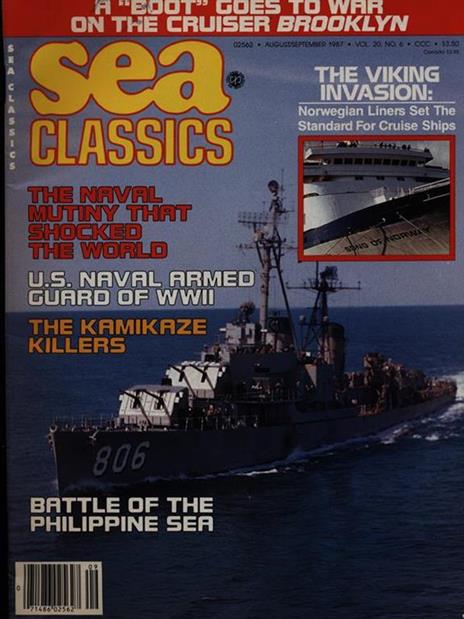 Sea Classics august-september 1987 vol. 20/n. 6 - copertina