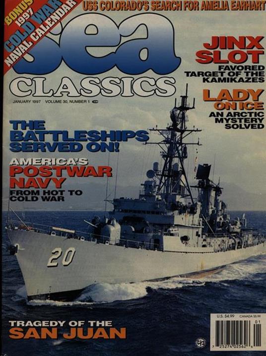 Sea Classics january 1997 vol. 30/n. 1 - copertina