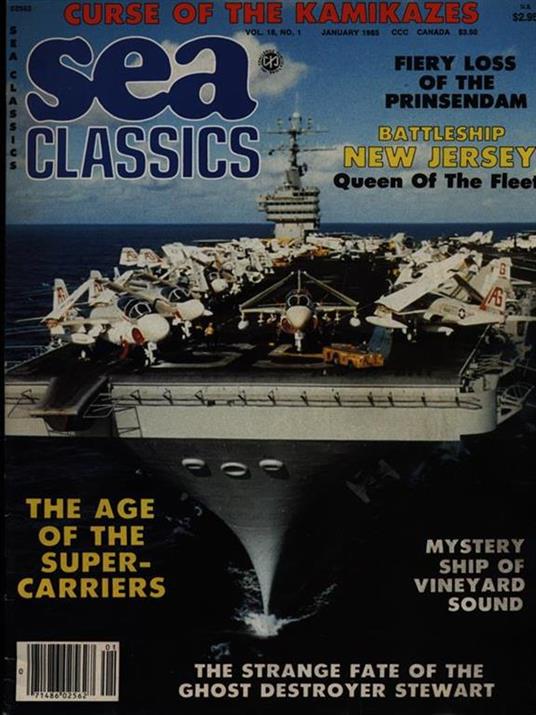 Sea Classics january 1985 vol. 18/n. 1 - copertina