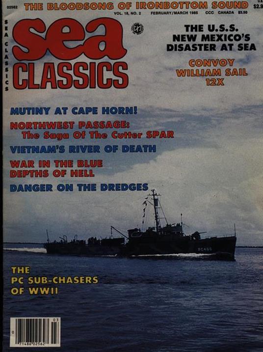 Sea Classics february-march 1985 vol. 18/n. 2 - copertina