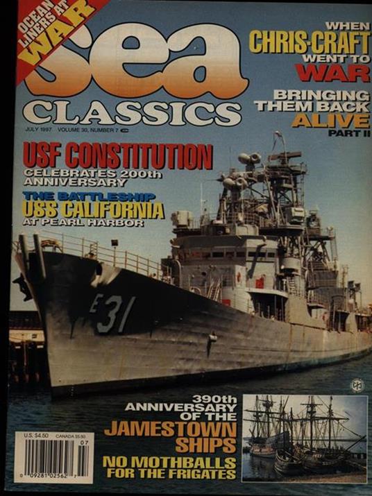 Sea Classics July 1997 vol. 30/n. 7 - copertina