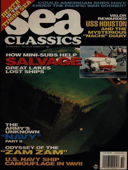 Sea Classics october 1997 vol. 30/n. 10 - copertina