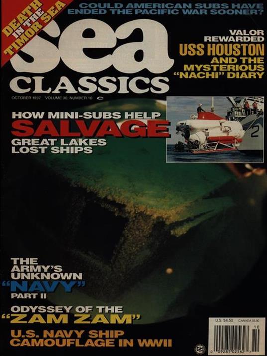 Sea Classics october 1997 vol. 30/n. 10 - copertina