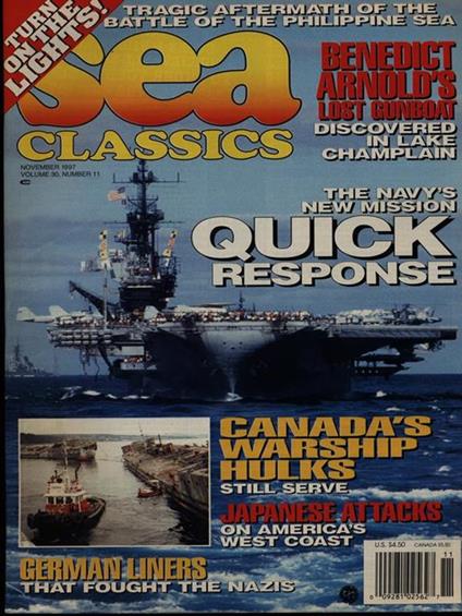 Sea Classics november 1997 vol. 30/n. 11 - copertina