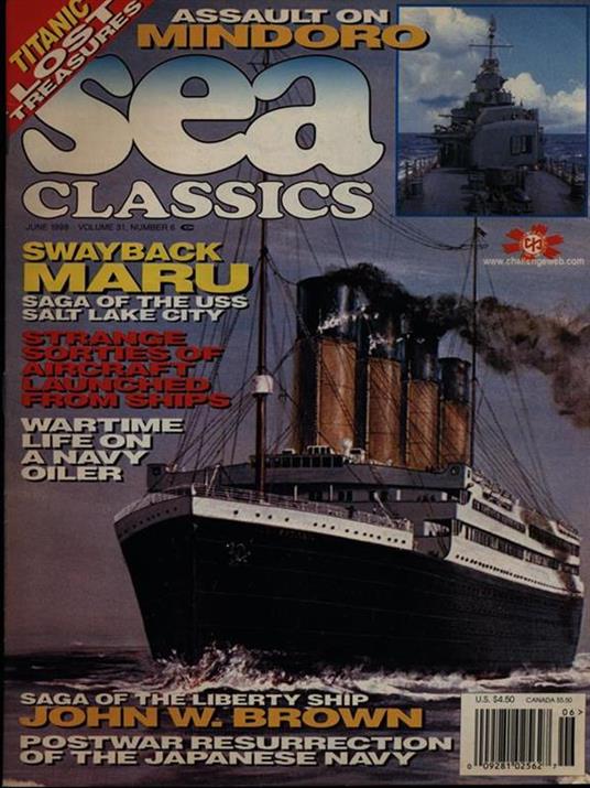 Sea Classics june 1998 vol. 31/n. 6 - copertina