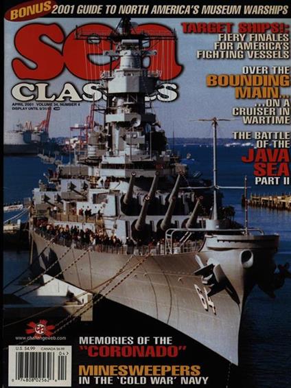 Sea Classics april 2001 vol. 34/n. 4 - copertina