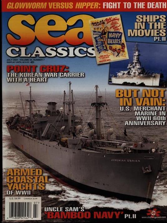 Sea Classics july 2001 vol. 34/n. 7 - copertina