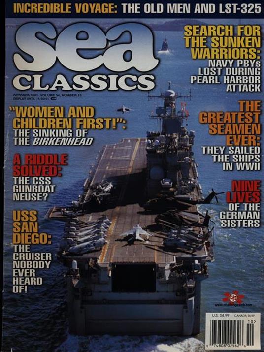 Sea Classics october 2001 vol. 34/n. 10 - copertina