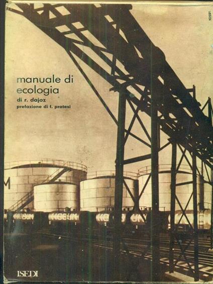 Manuale Di Ecologia - R. Dajoz - copertina
