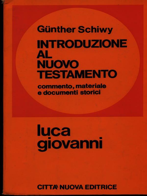 Introduzione al nuovo testamento vol. 2: Luca Giovanni