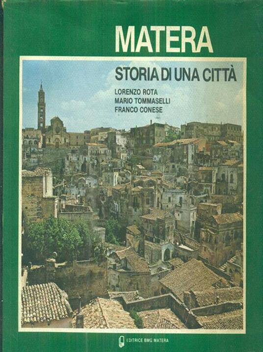 Matera storia di una città - copertina
