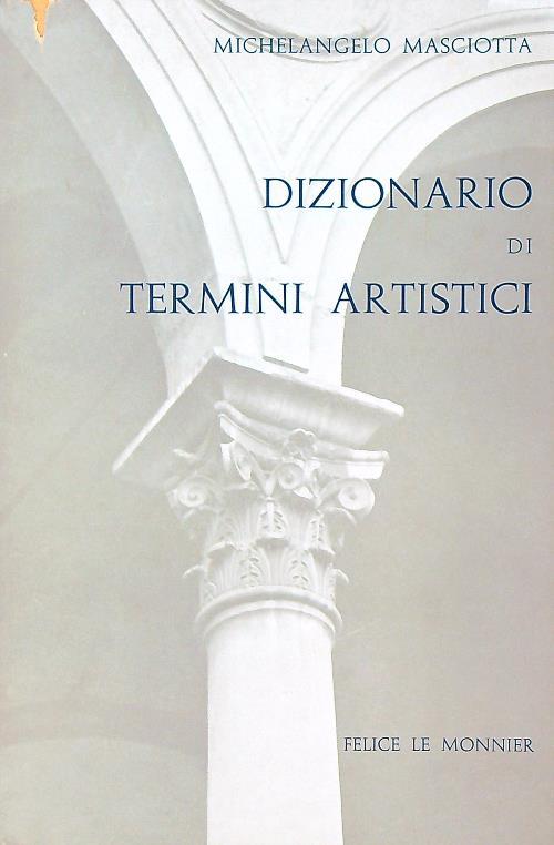 Dizionario di termini artistici
