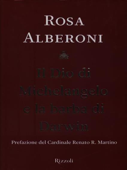 Il Dio di Michelangelo e la barba di Darwin - Rosa Alberoni - copertina