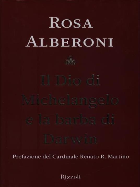 Il Dio di Michelangelo e la barba di Darwin - Rosa Alberoni - copertina