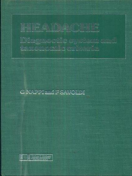 Headache diagnostic system and taxonomic criteria - Settimio Aurelio Nappi - copertina