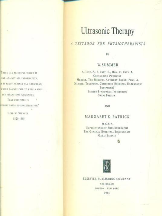 Ultrasonic therapy - copertina