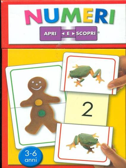 Numeri. Apri e scopri. 15 carte - copertina