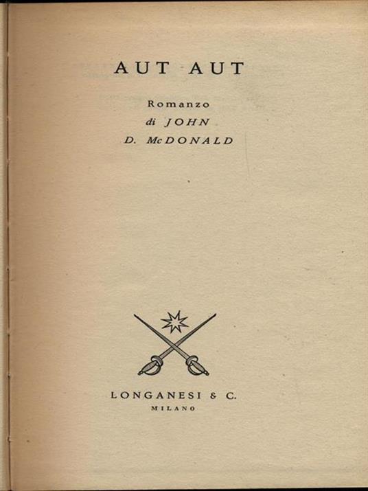 Aut Aut - copertina