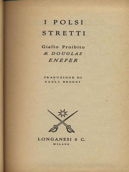 I polsi stretti - Douglas Enefer - copertina