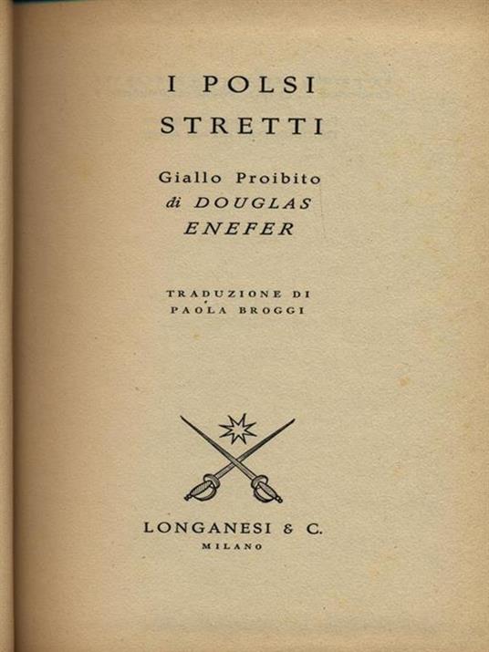 I polsi stretti - Douglas Enefer - copertina