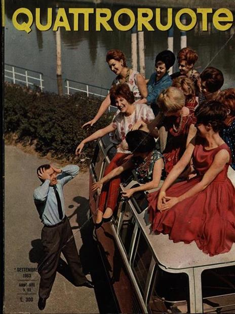 Quattroruote n. 9 fasc. 93/settembre 1963 - copertina