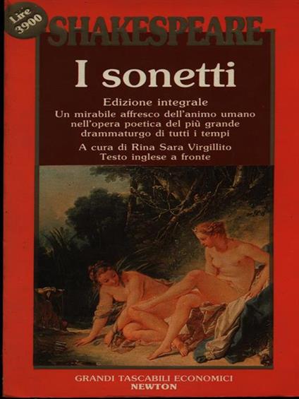 I sonetti - William Shakespeare - copertina