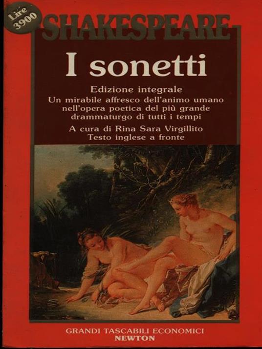 I sonetti - William Shakespeare - copertina