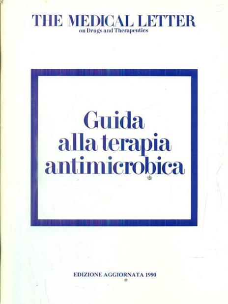 Guida alla terapia antimicrobica supp. numero 20 / 15 ottobre 1990 - copertina