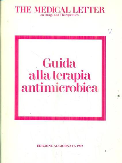 guida alla terapia antimicrobica supp n 20 / 15 ottobre 1992 - copertina