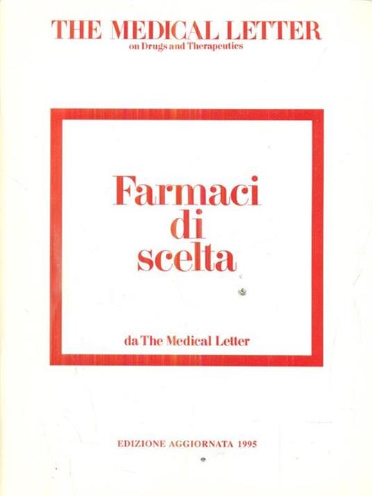 Farmaci di scelta supp n 20 / 15 ottobre 1995 - copertina